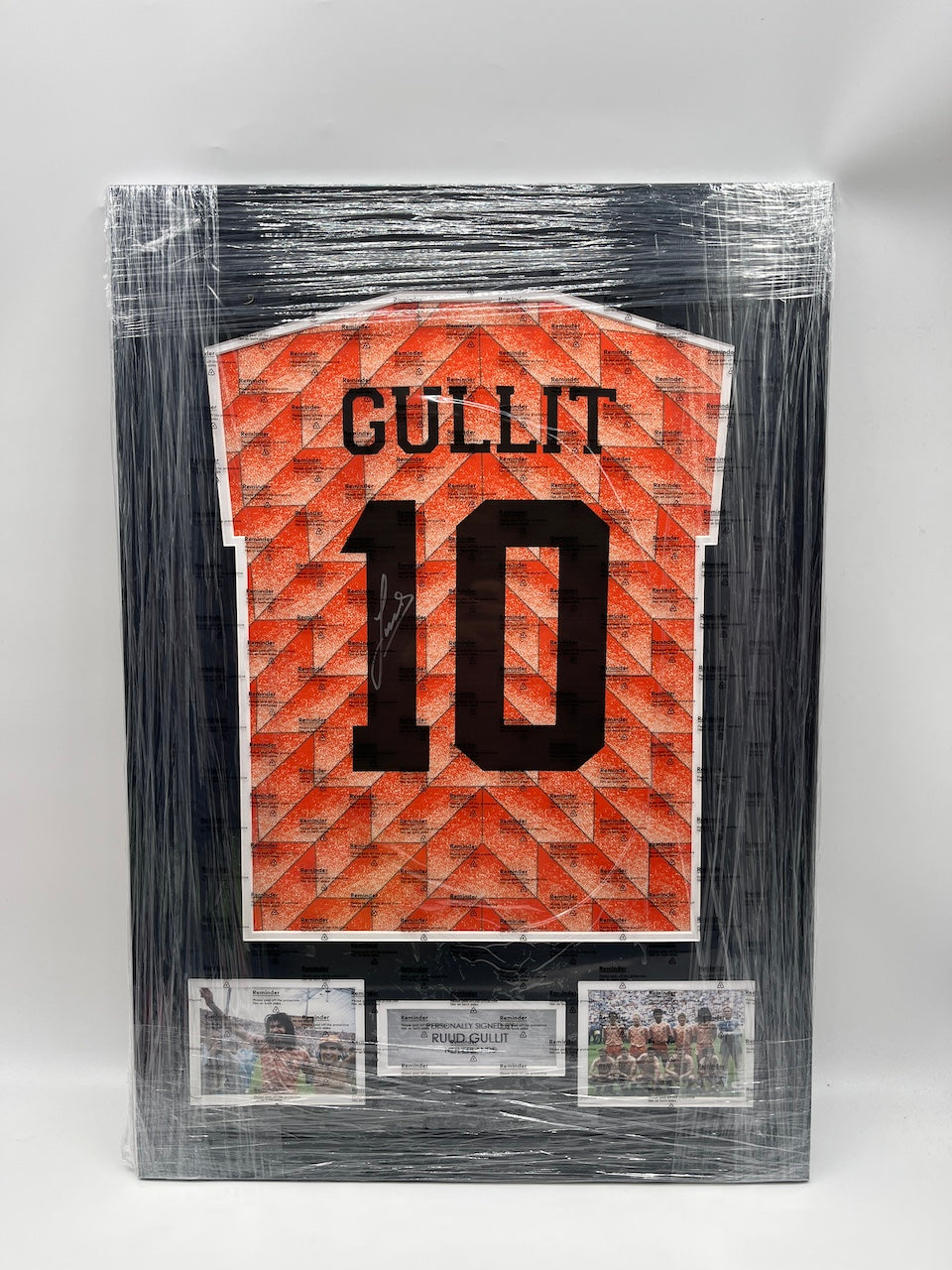 Netherlands jersey ruud gullit signed in the framework of COA