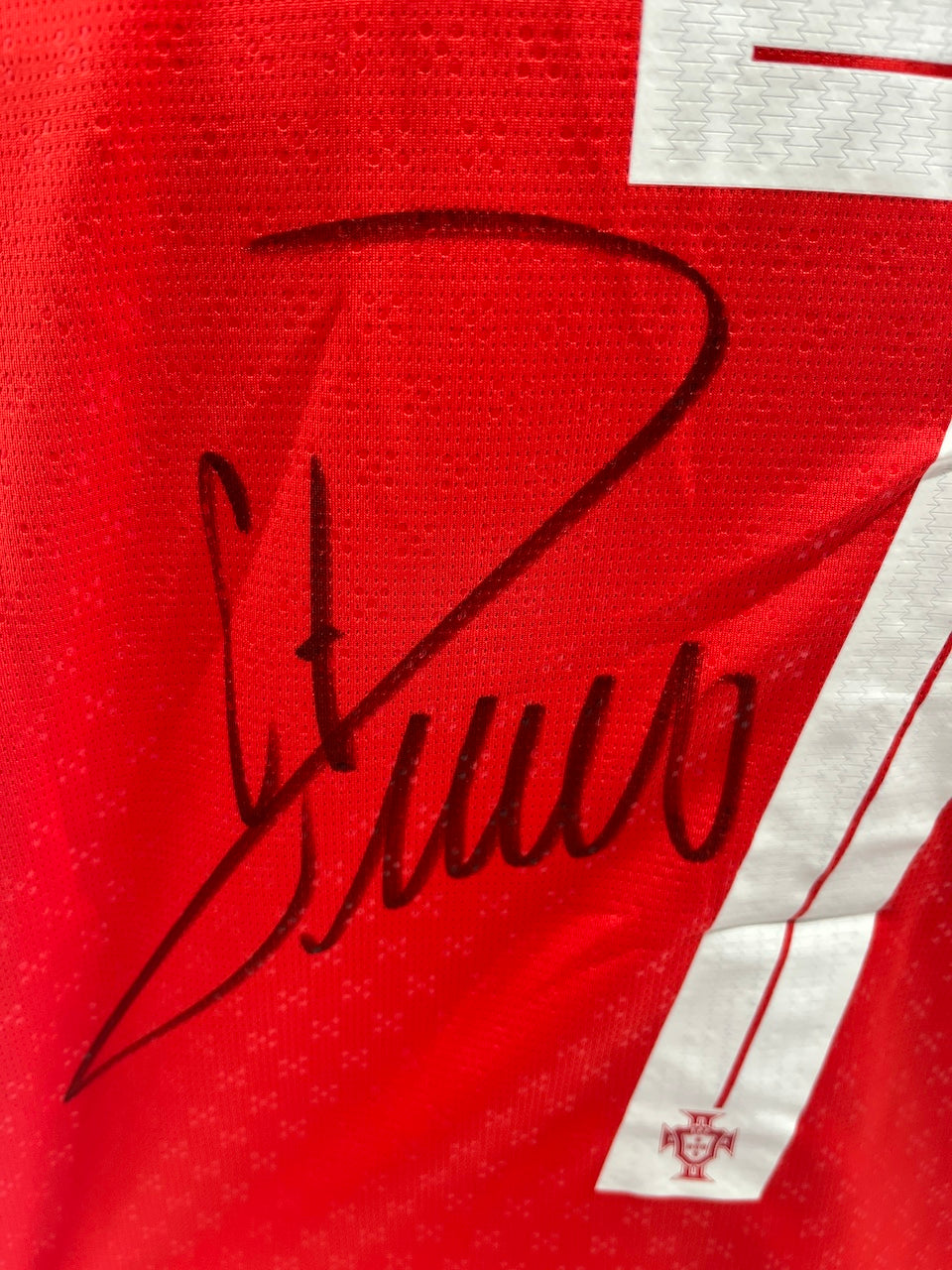 Portugal Trikot Cristiano Ronaldo signiert Autogramm COA Fußball L