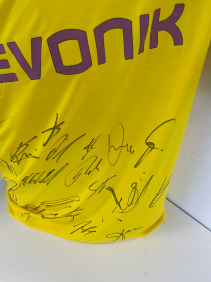 BVB Trikot 2018/2019 team signed Borussia Dortmund Coa Puma L