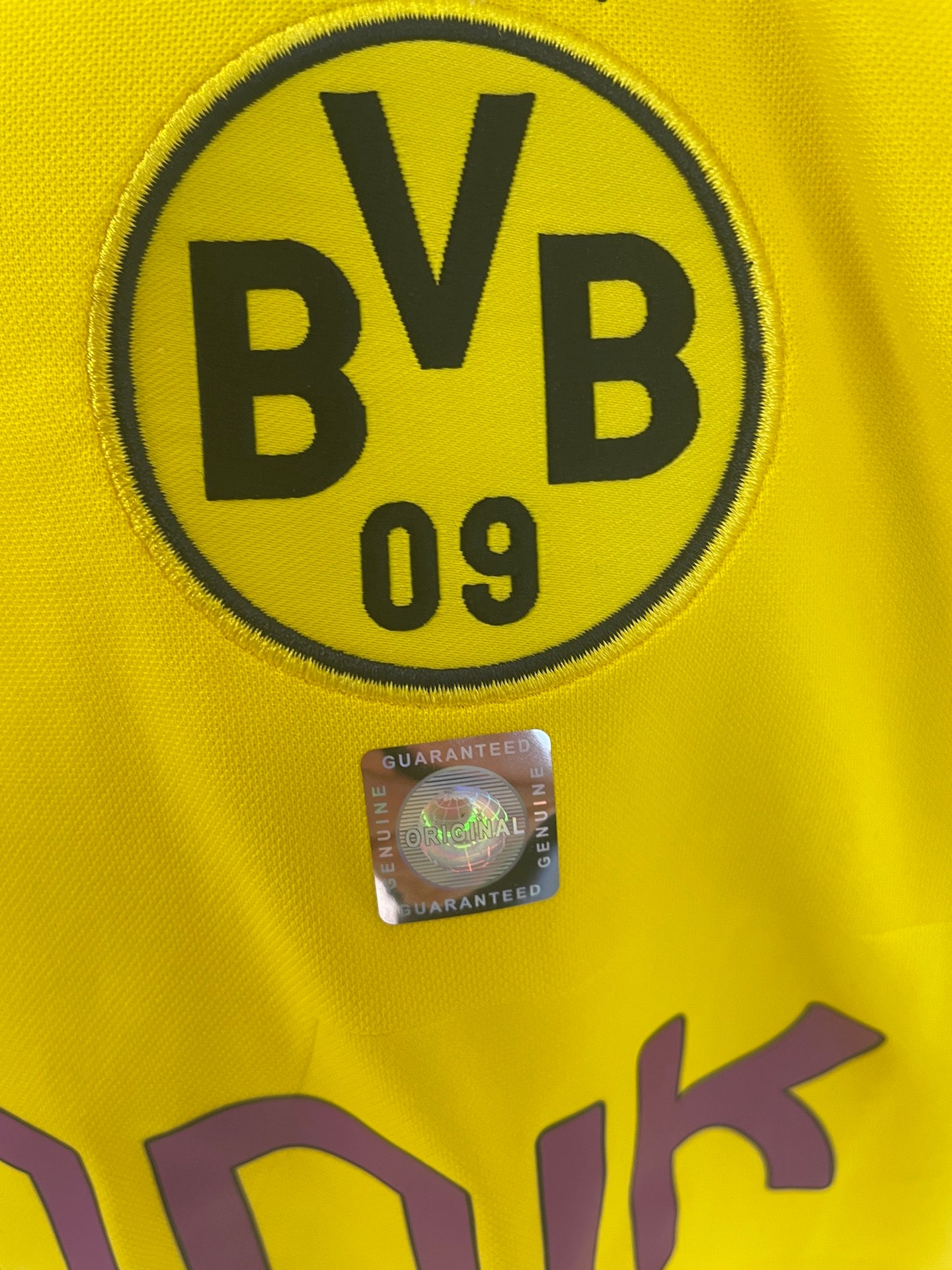 BVB jersey 2018/2019 team signed Borussia Dortmund COA Puma L