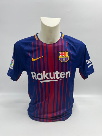 FC Barcelona jersey Luis Suarez signed autograph Laliga Nike Coa NEW S