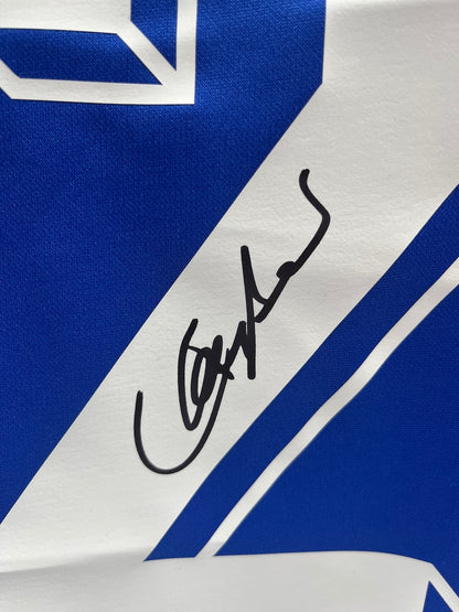 Italy repro jersey franco baresi signed autograph coa m