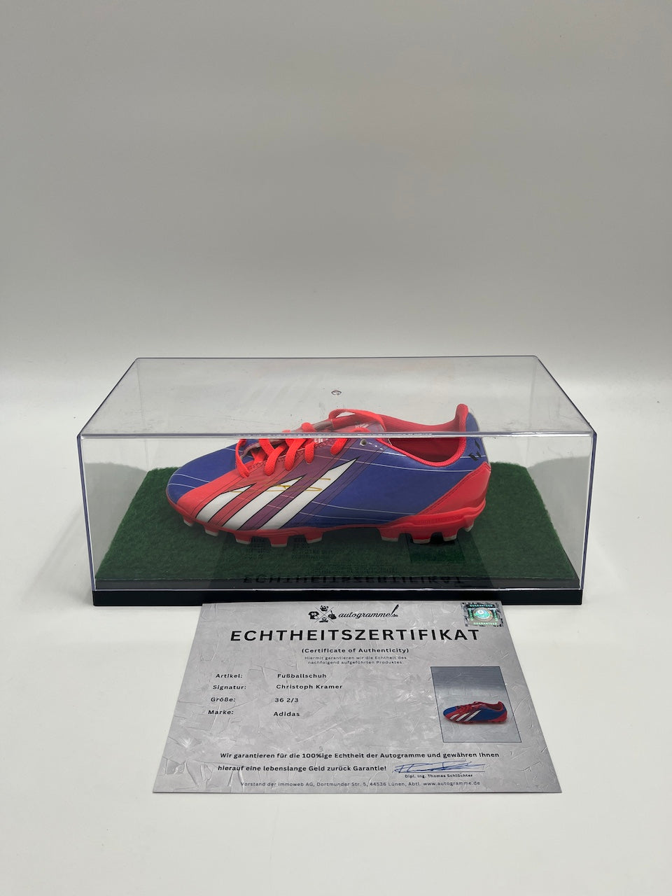 Football shoe Christoph Kramer signed football Bundesliga adidas