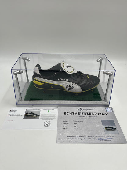 Football shoe Pele signs showmaster Brazil world champion Puma Selecao Coa