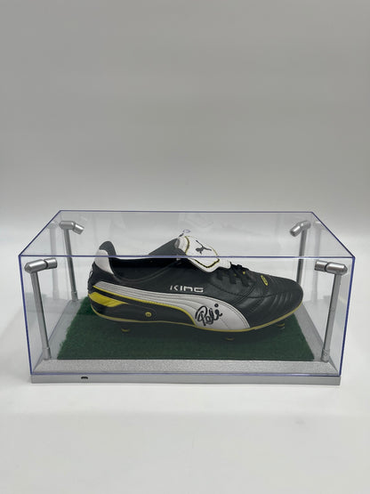 Football shoe Pele signs showmaster Brazil world champion Puma Selecao Coa