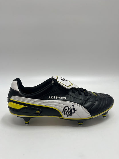 Football shoe Pele signs showmaster Brazil world champion Puma Selecao Coa