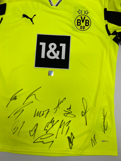 BVB special jersey 2025 team signed Borussia Dortmund Coa Puma L