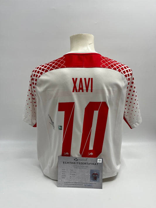 RB Leipzig jersey Xavi Simons signed COA autograph football nike new XL