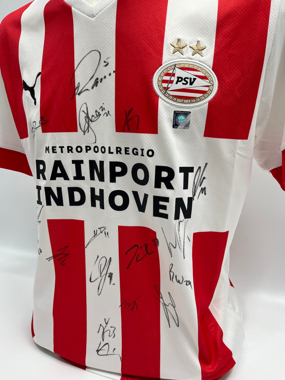 PSV Eindhoven Trikot team signed season 2022/2023 autograph Netherlands M