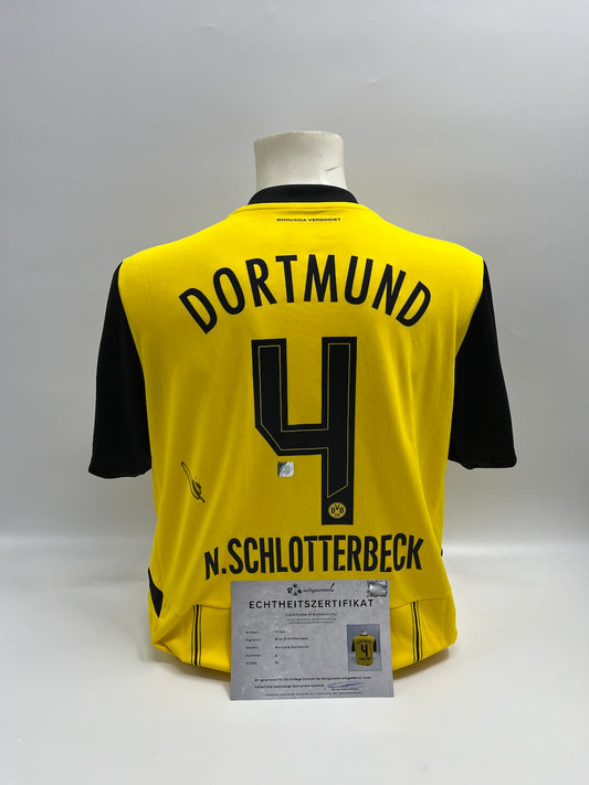 Borussia Dortmund Trikot signiert Nico Schlotterbeck Autogramm BVB Puma XL