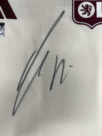 Olympique Lyon jersey Gift Orban signed in CoA Adidas Football 128