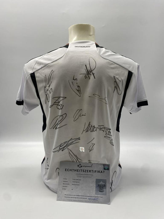 Deutschland Trikot WM 2022 Teamsigniert DFB Adidas M