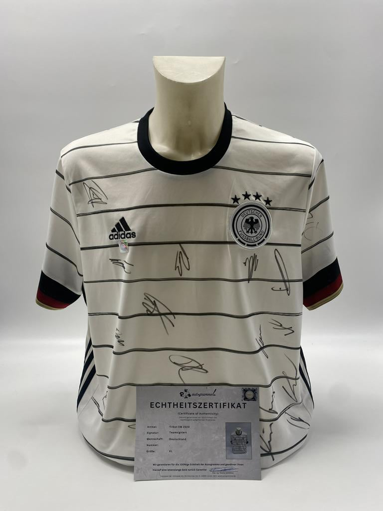 Germany Jersey Euro 2020 Team Signed DFB Adidas XL
