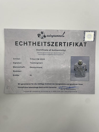 Germany Jersey Euro 2020 Team Signed DFB Adidas XL