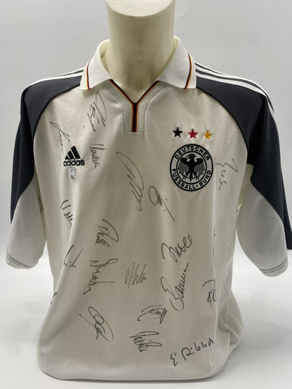 Germany Jersey Euro 2000 Team Signed DFB Adidas XL