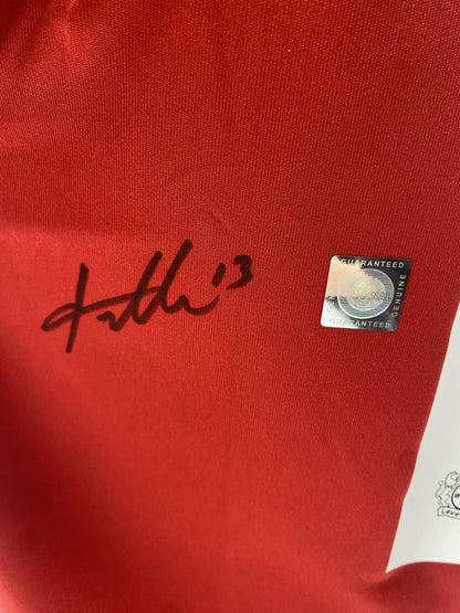 Bayer Leverkusen jersey signed by Arthur Augusto, autographed, Bundesliga COA M