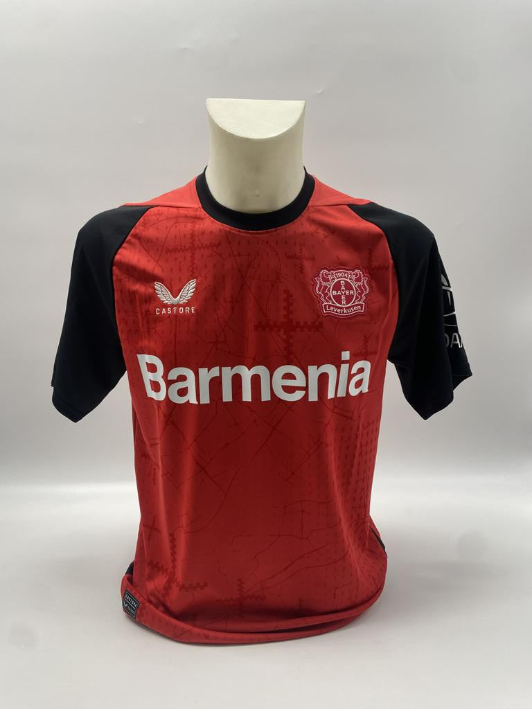 Bayer Leverkusen jersey signed by Arthur Augusto, autographed, Bundesliga COA M