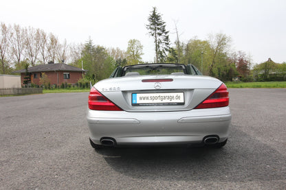 Donatella Versace Mercedes-Benz 500 SL silver