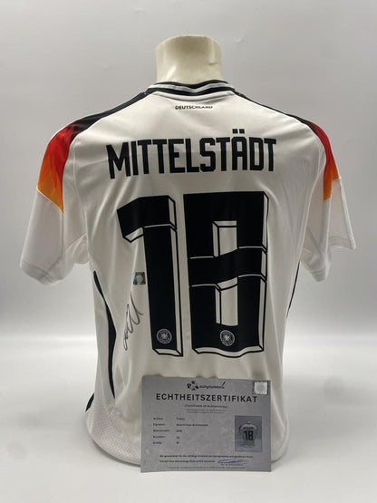 DFB jersey Maximilian Mittelstädt signed Adidas COA Germany Autograph M