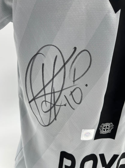 Match prepared Bayer Leverkusen player jersey Kerem Demirbay signed L