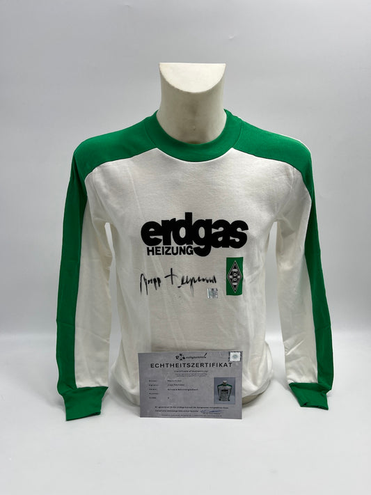 Repro Borussia Mönchengladbach jersey Jupp Heynckes signed autograph S