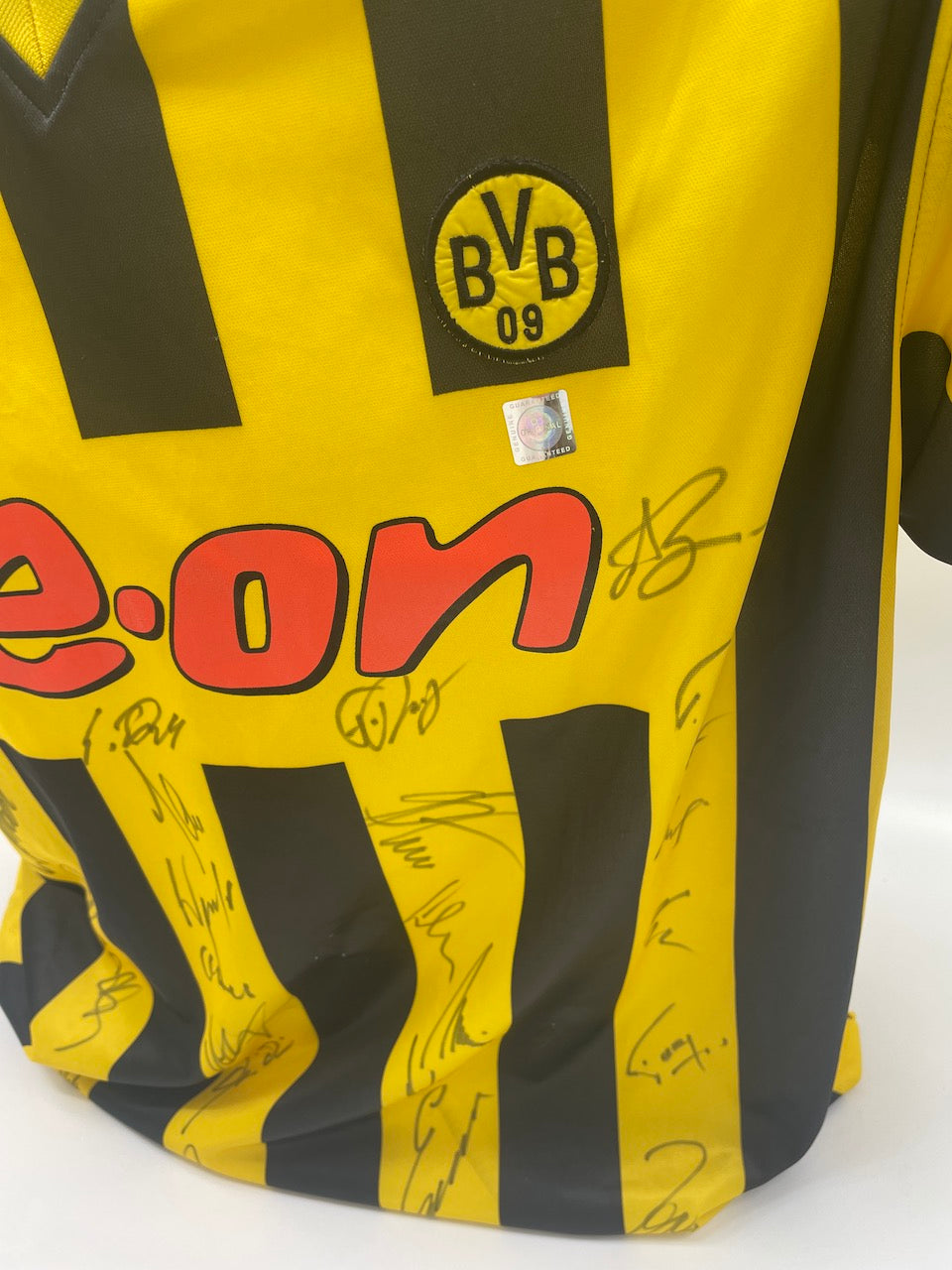 BVB jersey 2000/2001 team signed Borussia Dortmund COA Goool Bundesliga XL