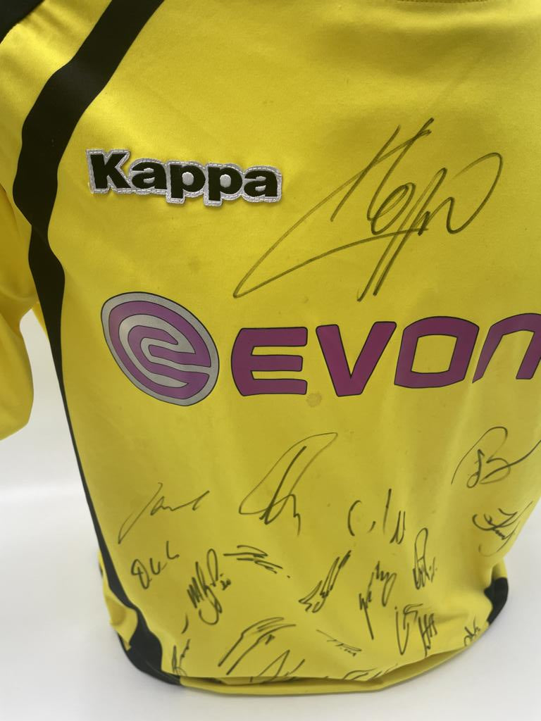 BVB Trikot 2009/2010 Teamsigniert Borussia Dortmund COA Puma Bundesliga XL