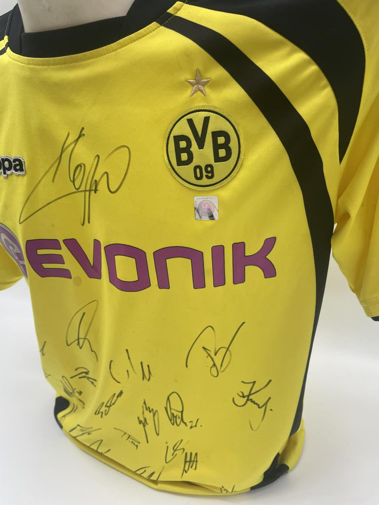 BVB Trikot 2009/2010 Teamsigniert Borussia Dortmund COA Puma Bundesliga XL