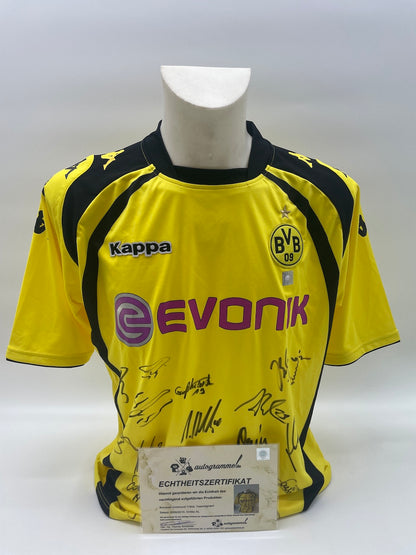 BVB Trikot 2009/2010 team signed Borussia Dortmund Coa Neu Kappa Bundesliga XL