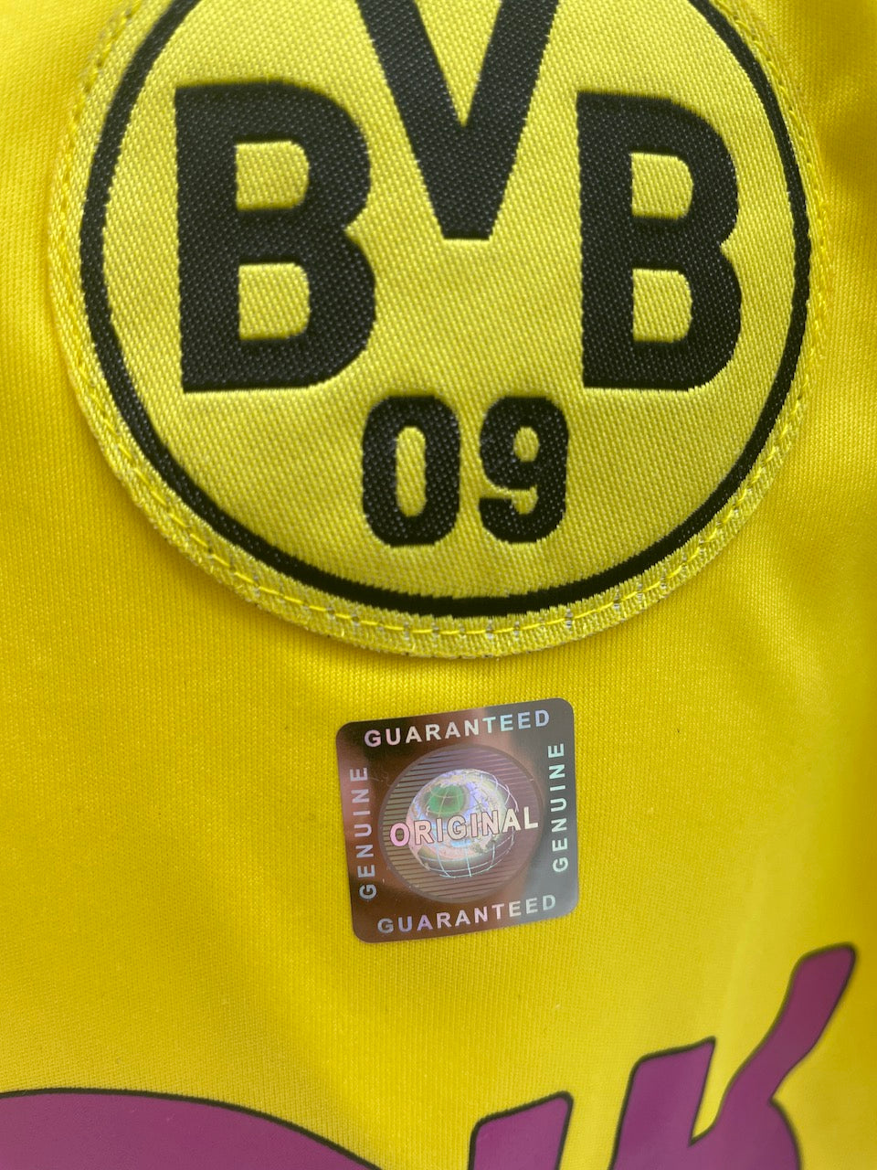 BVB Jersey 2009/2010 Team Signed Borussia Dortmund COA New Kappa Bundesliga XL