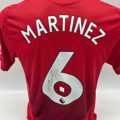 Manchester United Trikot Lisandro Martinez signiert Autogramm Adidas COA M