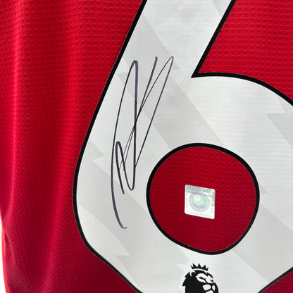 Manchester United Trikot Lisandro Martinez signiert Autogramm Adidas COA M