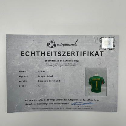 Borussia Dortmund Trikot Gregor Kobel signiert BVB Puma L