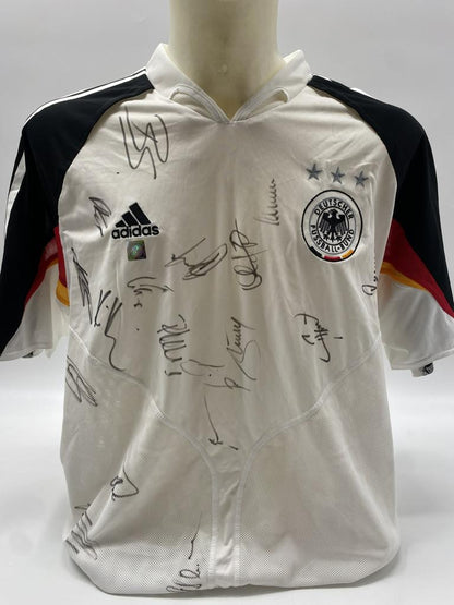 Germany Jersey Euro 2004 Team Signed DFB Adidas L