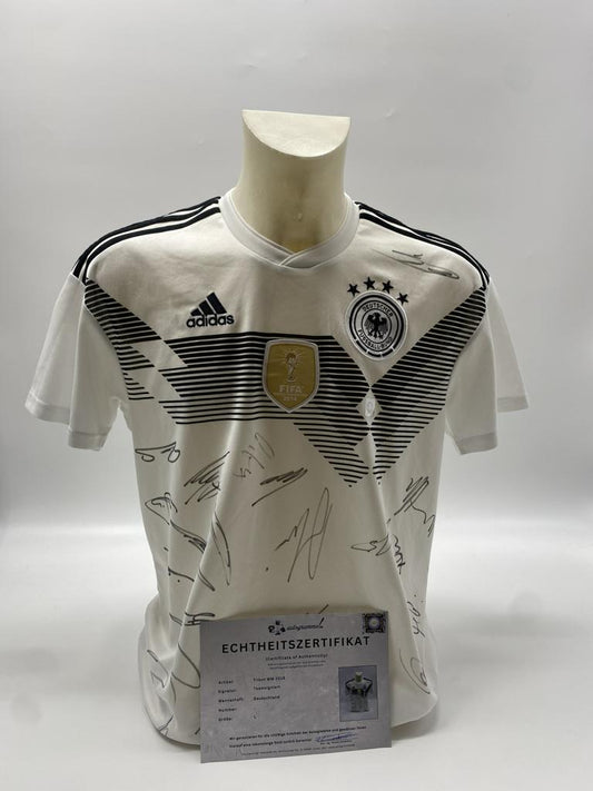 Deutschland Trikot WM 2018 Teamsigniert DFB Adidas L