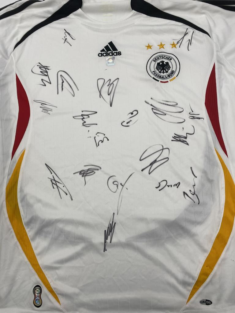Germany Jersey World Cup 2006 Team Signed DFB XL Adidas