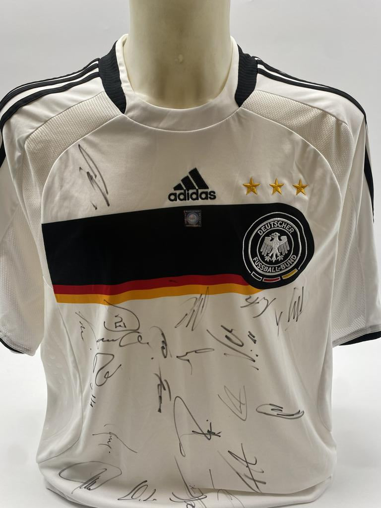 Deutschland Trikot EM 2008 Teamsigniert DFB Adidas XL
