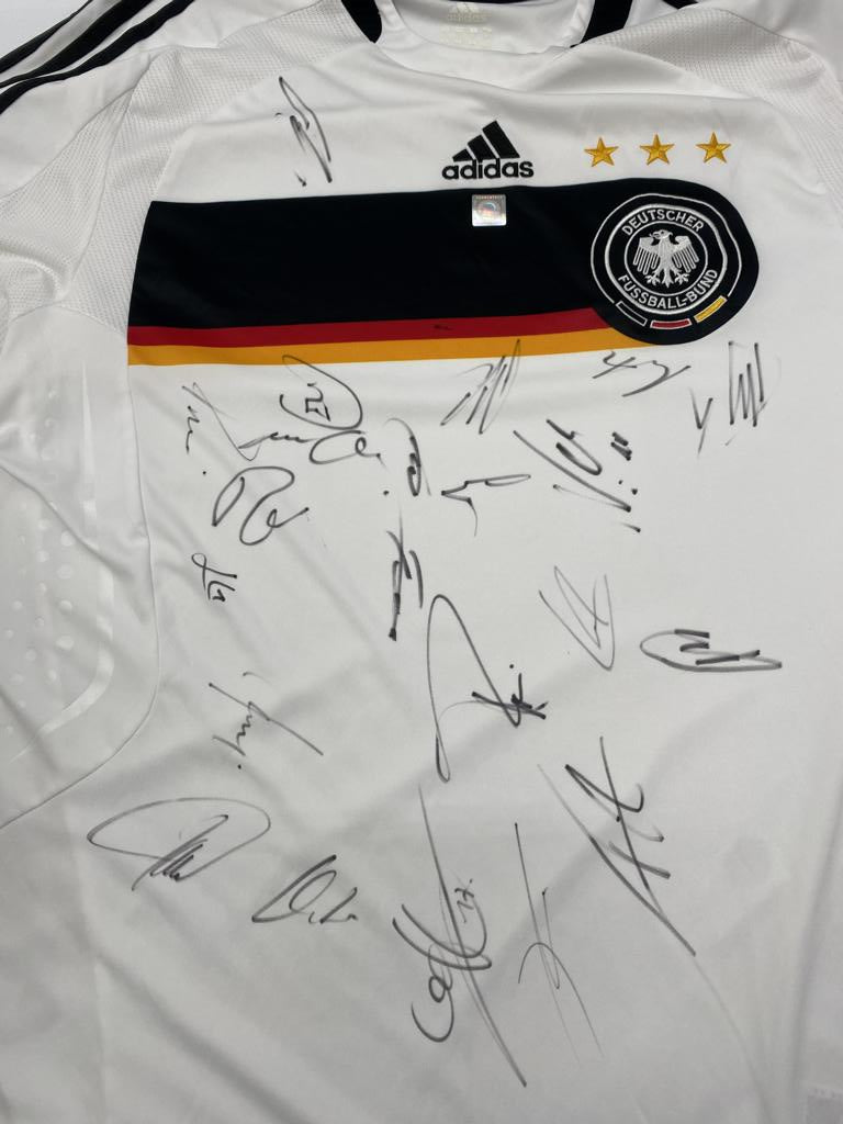 Deutschland Trikot EM 2008 Teamsigniert DFB Adidas XL
