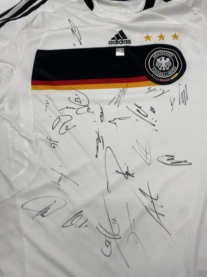 Germany Jersey Euro 2008 Team Signed DFB Adidas XL