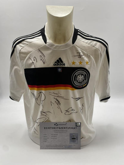 Germany Jersey Euro 2008 Team Signed DFB Adidas L