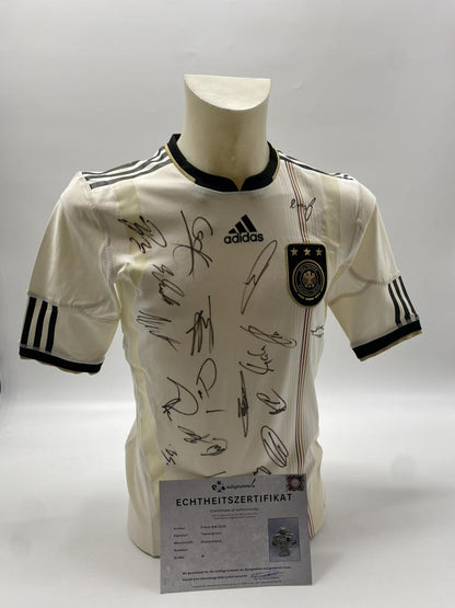Germany World Cup 2010 Jersey, Team Signed, DFB, Adidas, Size M