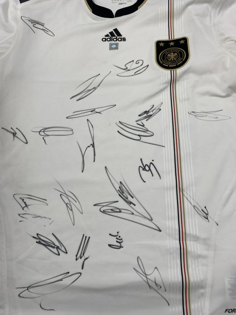 Deutschland Trikot WM 2010 Teamsigniert DFB Adidas XL