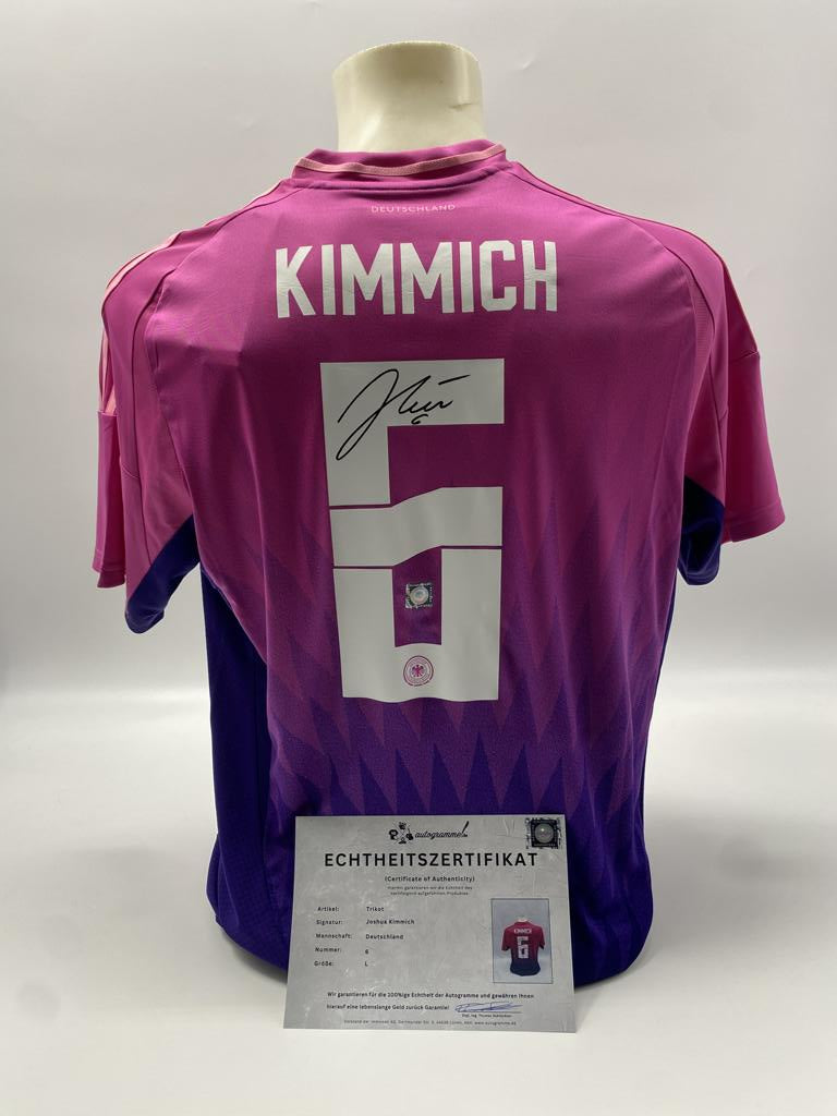 DFB Trikot Joshua Kimmich signiert COA Deutschland Autogramm Adidas L