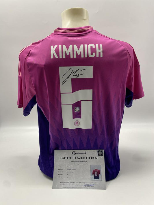 DFB Trikot Joshua Kimmich signiert COA Deutschland Autogramm Adidas L