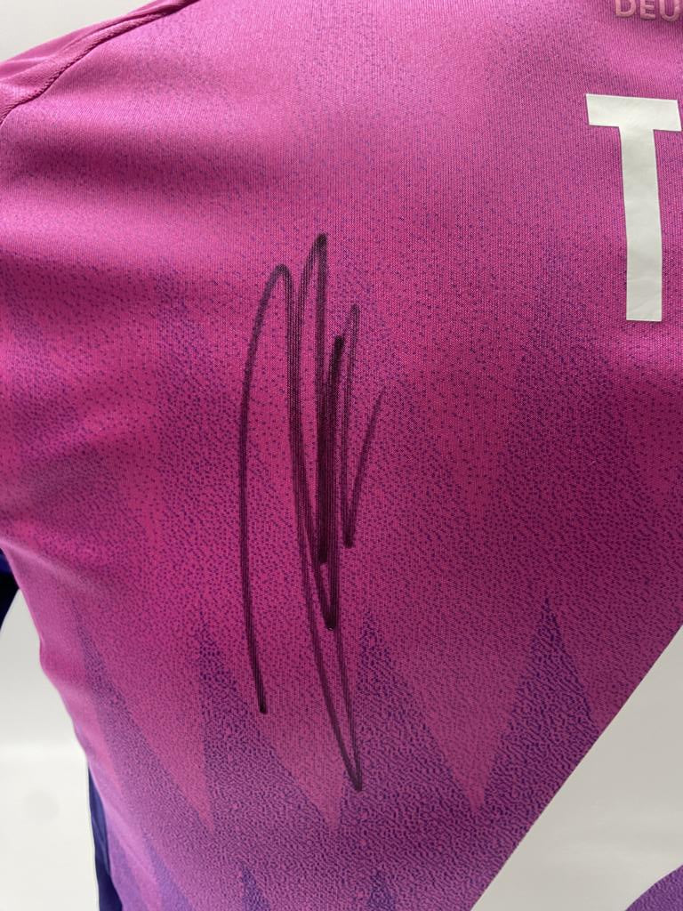 DFB Trikot Jonathan Tah signiert COA Deutschland Autogramm Adidas S