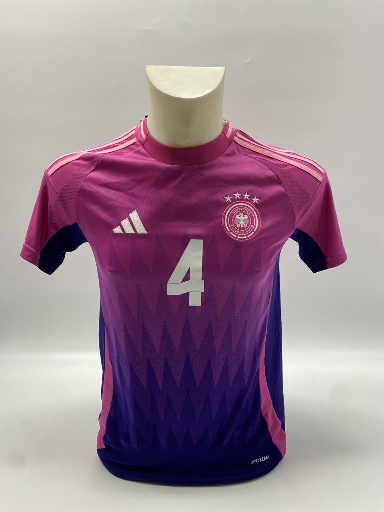 DFB Trikot Jonathan Tah signiert COA Deutschland Autogramm Adidas S
