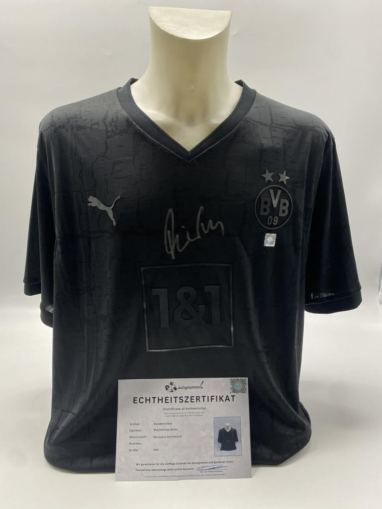 Borussia Dortmund Sondertrikot Maximilian Beier signiert Autogramm Puma BVB XXL