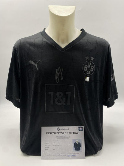 Borussia Dortmund special edition jersey Felix Nmecha signed autograph Puma BVB XXL