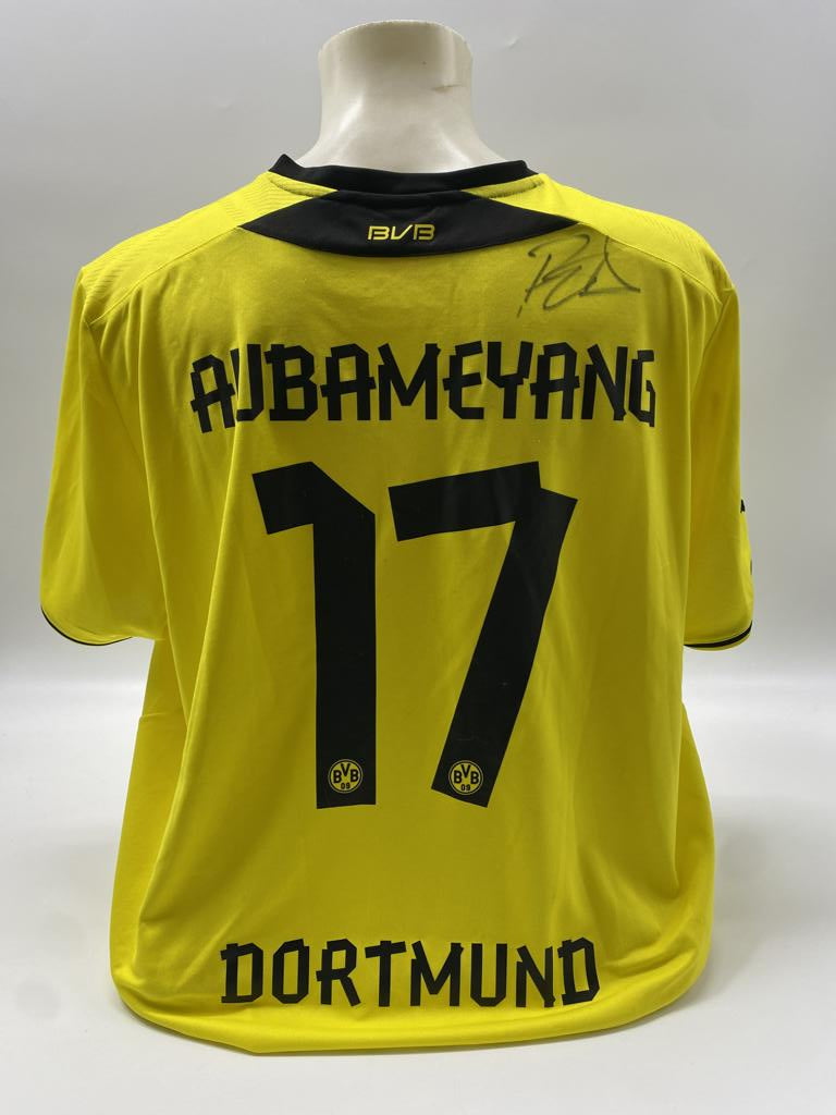 BVB jersey 2013/2014 team signed Borussia Dortmund COA Puma 3XL