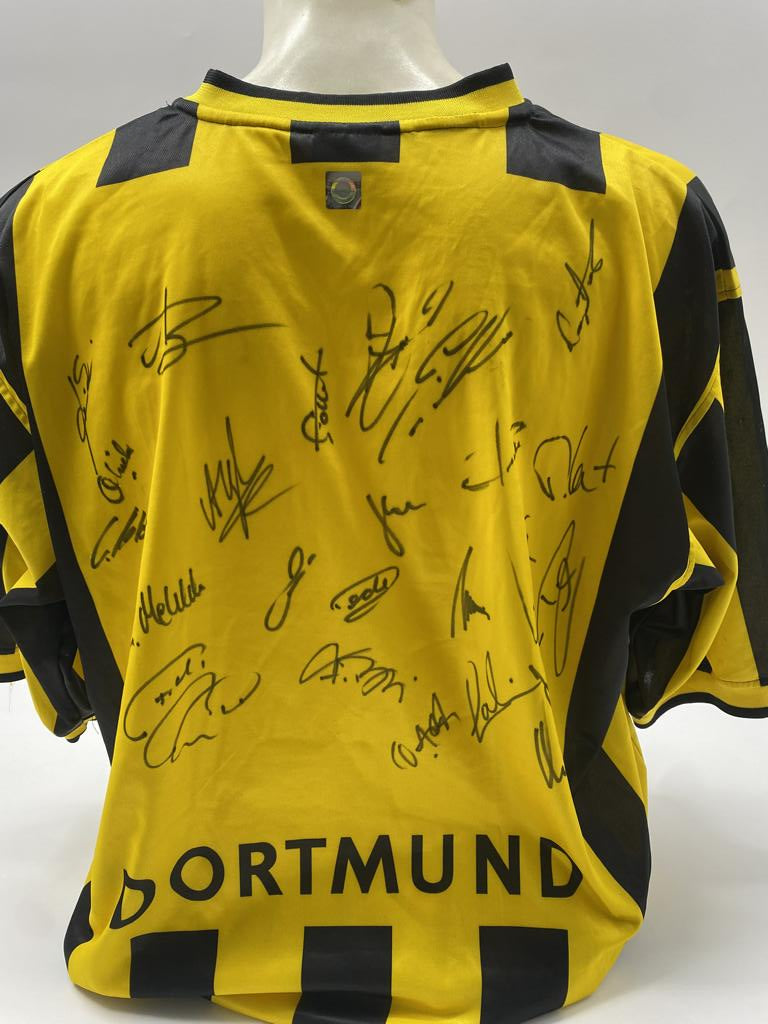 BVB Trikot 2000/2001/2002 Teamsigniert Borussia Dortmund COA Gool XXL